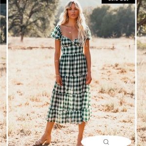 Rye Puff Sleeve Midi Dress